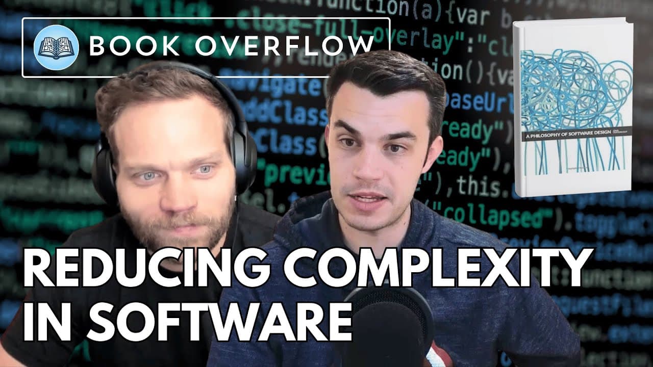 Discussing "A Philosophy of Software Design" by John Ousterhout